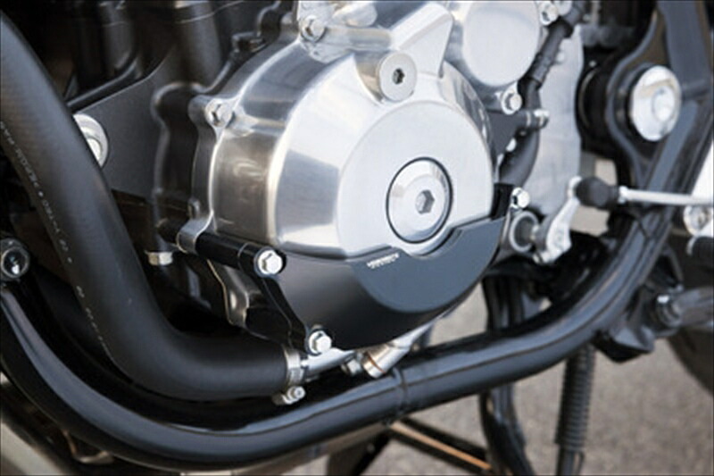 バイク用品 外装 ヤマモトレーシング YAMAMOTORACING エンジンプロテクター シルバー CB1300SF SB 14- 00012-46 4548916964420 取寄品