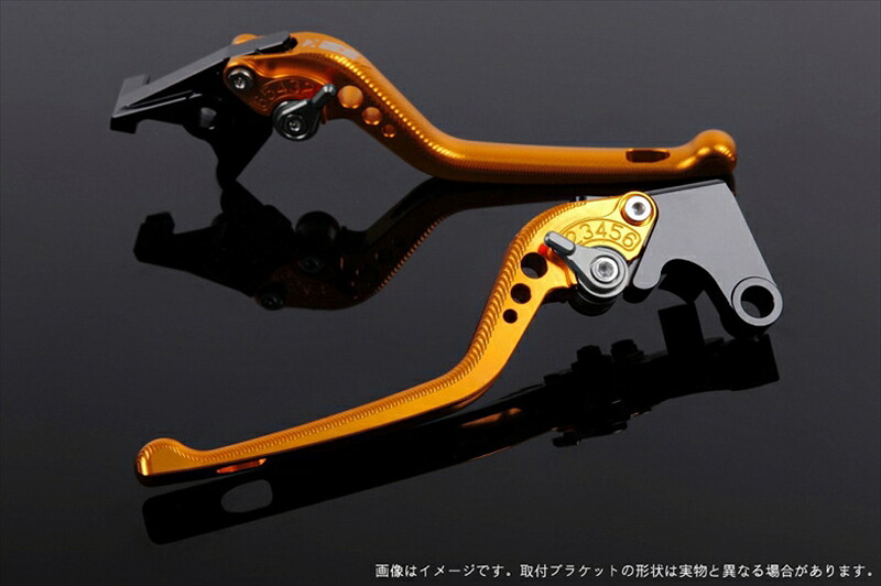 【5日前後で発送】バイク用品 ハンドル エスエスケイ スピードラ SSKSPEEDRA アジャストレバー 3D ロング ゴールド チタン NINJA1000 17-18 Z1000 17-18 Z900RS KA0406999-TM 4589995294893