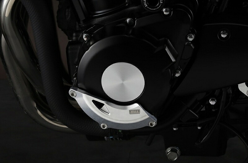 バイクパーツ 外装 アエラ AELLA ジェネレータカバーガード ブラック Z900RS Z900RS CAFE AE-68135 BK 4550255412272 Z900RS／Z900RS CAFE