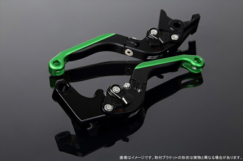 【5日前後で発送】 バイク用品 ハンドルエスエスケイ スピードラ SSKSPEEDRA アジャストレバー 可倒延長式 Mブラック Mブラック MグリーンNINJA1000 17-18 Z1000 17-18 Z900RSLVGM028BK-BKGN 4580540608141|バイク用品はとやグループ2号店