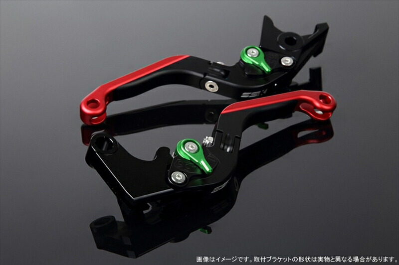 【5日前後で発送】 バイク用品 ハンドル エスエスケイ スピードラ SSKSPEEDRA アジャストレバー 可倒延長式 Mブラック Mグリーン MレッドNINJA1000 17-18 Z1000 17-18 Z900RS LVGM028BK-GNRD 4580540608547 取