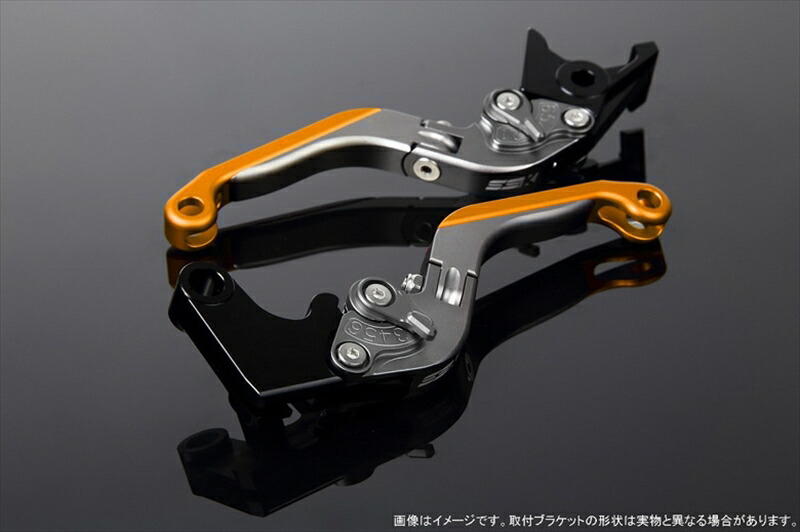 【5日前後で発送】 バイク用品 ハンドル エスエスケイ スピードラ SSKSPEEDRA アジャストレバー 可倒延長式 Mチタン Mチタン Mゴールド NINJA1000 17-18 Z1000 17-18 Z900RS LVGM028TM-TMGD 4580540609292 取寄