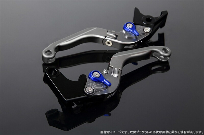 【5日前後で発送】 バイク用品 ハンドル エスエスケイ スピードラ SSKSPEEDRA アジャストレバー 可倒延長式 Mチタン Mブルー Mチタン NINJA1000 17-18 Z1000 17-18 Z900RS LVGM028TM-BETM 4580540609445 取寄品 10,576円
