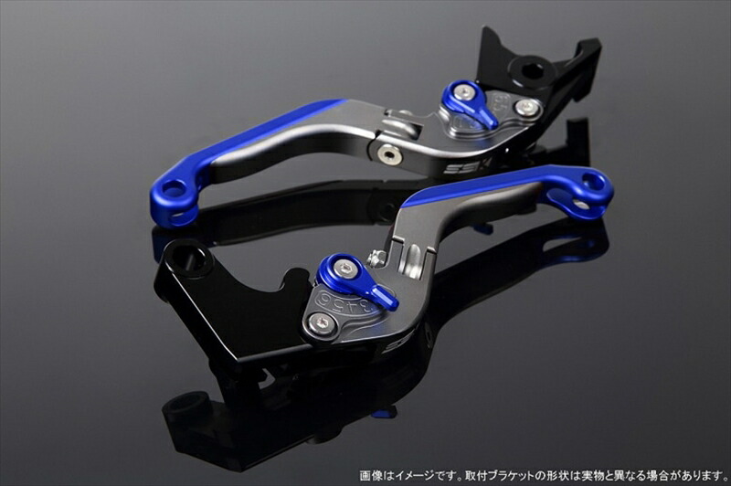 【5日前後で発送】 バイク用品 ハンドル エスエスケイ スピードラ SSKSPEEDRA アジャストレバー 可倒延長式 Mチタン Mブルー Mブルー NINJA1000 17-18 Z1000 17-18 Z900RS LVGM028TM-BEBE 4580540609469 取寄品