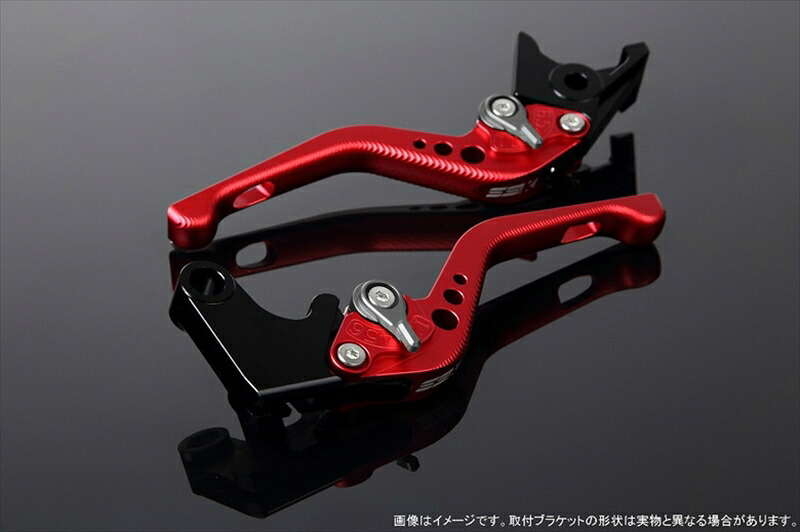 バイク用品 ハンドル エスエスケイ スピードラ SSKSPEEDRA アジャストレバー 3Dショート Mレッド Mチタン NINJA1000 17-18 Z1000 17-18 Z900RS LVFM028RD-TM 4580540544692