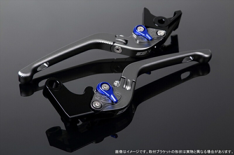 バイク用品 ハンドルエスエスケイ スピードラ SSKSPEEDRA アジャストレバー 3D可倒式 Mチタン Mブルー NINJA1000 17-2018 Z1000 17-18 Z900RSLVDM028TM-BE 4589995206520|バイク用品はとやグループ2号店