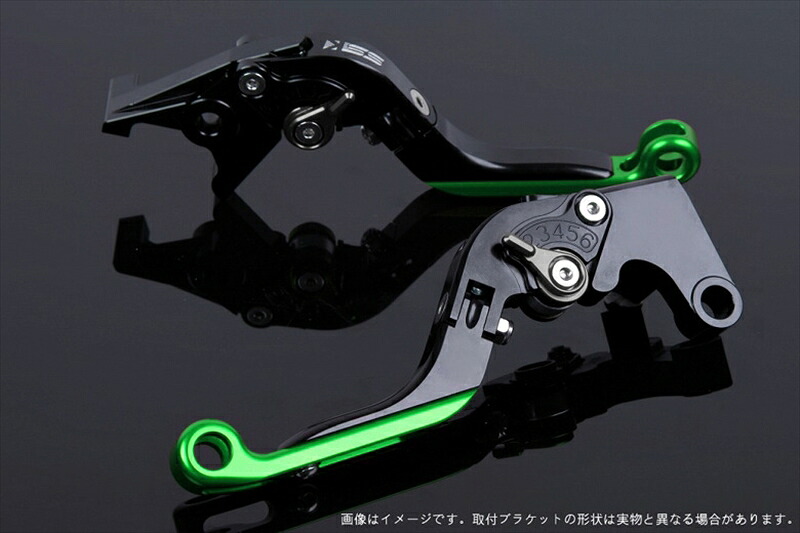 【5日前後で発送】 バイク用品 ハンドル エスエスケイ スピードラ SSKSPEEDRA アジャストレバー 可倒延長式 ブラック チタン グリーン NINJA1000 17-18 Z1000 17-18 Z900RS KA0407011-TMGN 4589995302864 取寄