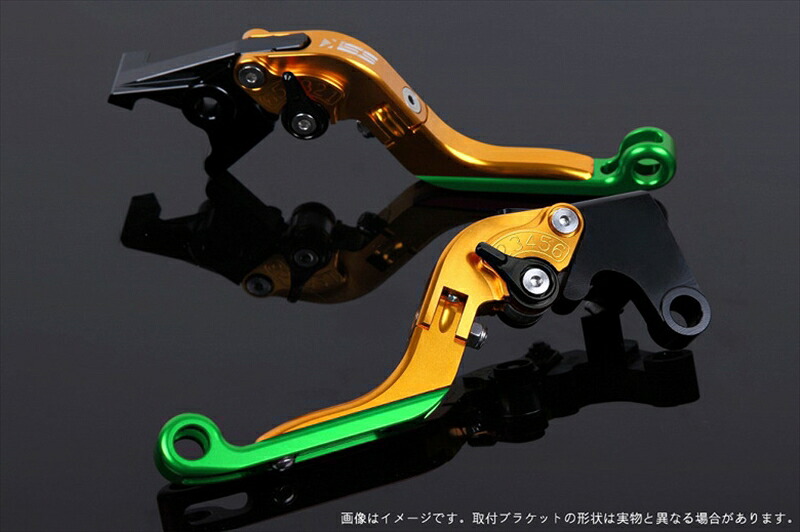 【5日前後で発送】 バイク用品 ハンドル エスエスケイ スピードラ SSKSPEEDRA アジャストレバー 可倒延長式 ゴールド ブラック グリーン NINJA1000 17-18 Z1000 17-18 Z900RS KA0407013-BKGN 4589995303007 取