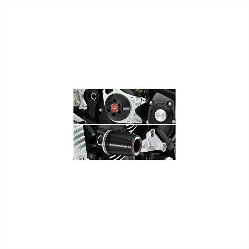 バイクパーツ 外装 アグラス Rスライダー 3点SETφ50ロゴBLK 342-400-006BX 4549950759522 フレーム/クラッチA Z900RS 18