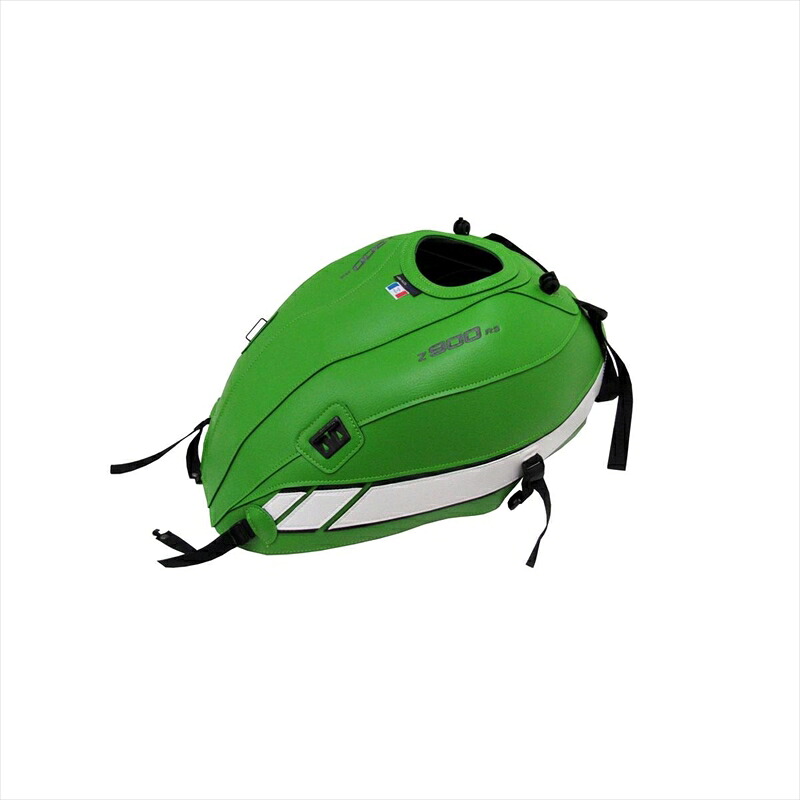 バイクパーツ BAGSTER(バグスター) タンクカバー キャンディーグリーン/ホワイト/ブラック 1736B 4549950870074 Z900RS/CAFE 18-25