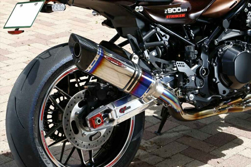 バイク用品 マフラー ストライカー ストライカー SC フルEX オフタイプ-B チタンヒート Z900RS 18 91411IMJ-H 4580363927665