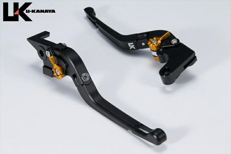 バイクパーツ ハンドル ユーカナヤ レバーセット Rタイプ BK/BL YA035-133-0711 4550255774806 (ツヤケシ)MT-09 21(RN69J)