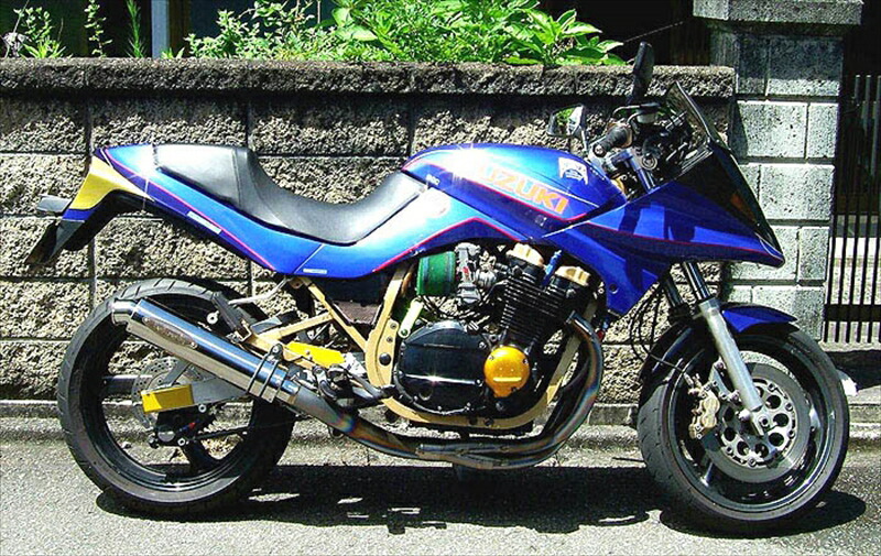 マフラー オールチタンEX タイプ2 T/カール φ100 GSX750S 3型/4型 T20-S016-MFT2 4547424978325 取寄品