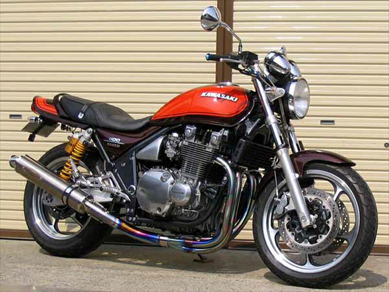 バイクパーツ TECHSERFU(テックサーフ) オールチタンEX タイプ2 STD T T20-KC03-0202 4547567352112 φ110 ZEPHYR1100 BC-ZRT10A