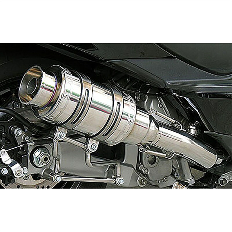 バイクパーツ マフラーウイルズウィン アトミックショートマフラー/バズーカー312-12-02 4547567249924SKYWAVE250(CJ44/45/46)｜バイク・バイク用品はとやグループ