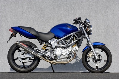 バイク用品 マフラーヤマモトレーシング ヤマモト.R ステン2-1 カーボンサイレンサー VTR250 -0810254-61SCB 4521717000733|バイク・バイク用品はとやグループ