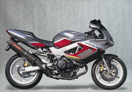 バイク用品 マフラー ヤマモトレーシング ヤマモト.R ステン2-1-2 チタンサイレンサー2ホンダシ VTR1000F 11002-52STB 4521717001761
