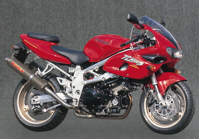 バイク用品 マフラー ヤマモトレーシング ヤマモト.R ステン2-1-2 カーボンサイレンサー TL1000S 31000-52SCB 4521717200263