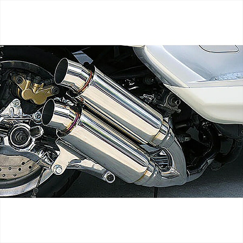 バイクパーツ マフラーウイルズウィン アトミックツインマフラー/スポーツ112-13-05 4547567450818MAJESTY250(5GM/SJ)｜バイク・バイク用品はとやグループ 37,123円