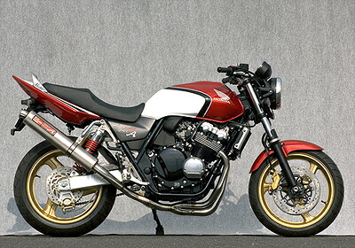 バイク用品 マフラーヤマモトレーシング ヤマモト.R 4-2-1Premiam Edition2 レース CB400SF VTEC 99-10410-STUPR 4521717004182|バイク・バイク用品はとやグループ