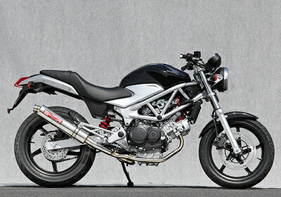 バイク用品 マフラーヤマモトレーシング ヤマモト.R ステン2-1 チタンサイレンサー JMCA VTR250 09-10260-61STC 4521717004694｜バイク・バイク用品はとやグループ