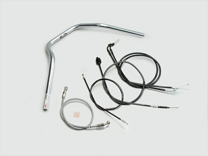 バイク用品 ハンドル ハリケーン HURRICANE ナロー４型 ハンドルSET H304-048C 4936887386684 取寄品