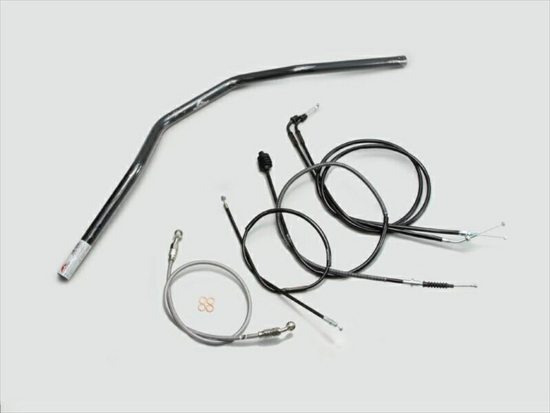 バイク用品 ハンドルハリケーン HURRICANE トラッカースペシャル ハンドルSETH304-033B 4936887591989取寄品|バイク・バイク用品はとやグループ