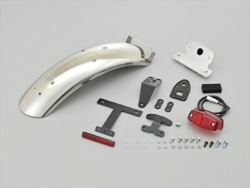 【5日前後で発送】バイク用品 外装 デイトナ DAYTONA ステンレスリアフェンダー テールツキ GB350 21800 4909449579237