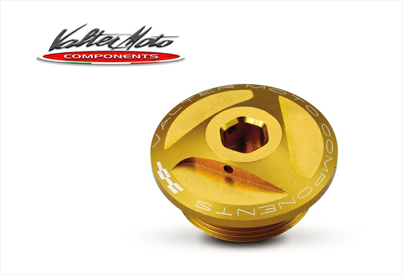 バイクパーツ 外装 VALTERMOTO COMPONENTS(バルターモトコンポーネンツ) オイルフィラーキャップ GLD VMC-TOCX01H 4548664568499