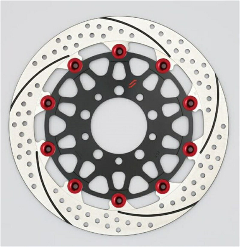 プレミアムR スリット＆ホール L φ308 DAYTONA675 07-12 ピン:レッド EM721FL-RD 4589719074787 取寄品