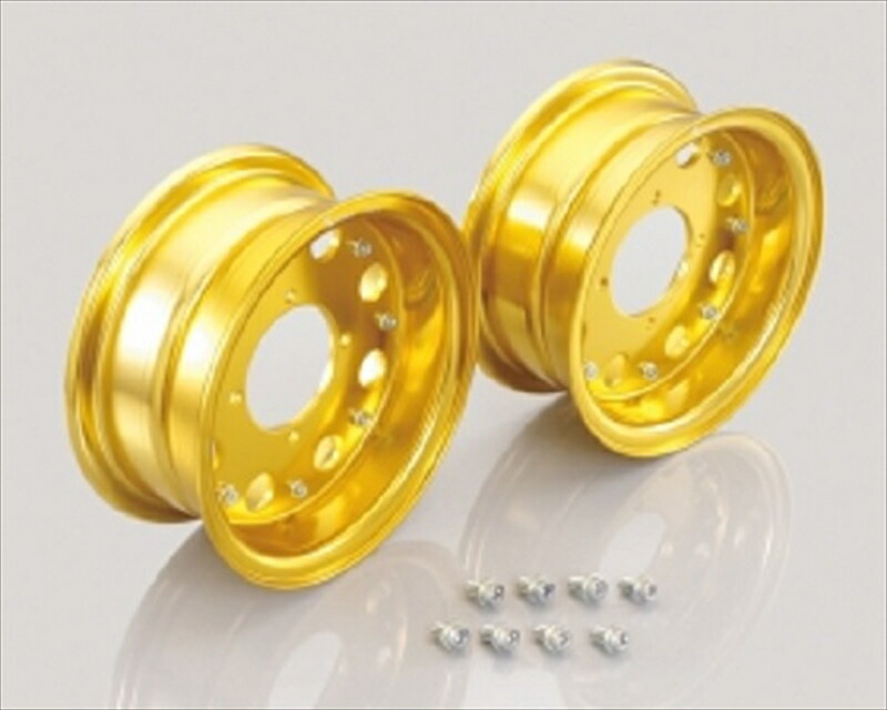 【5日前後で発送】 アルミホイールSET GL 8/3.50 モンキー 509-1137570 4990852116898 取寄品
