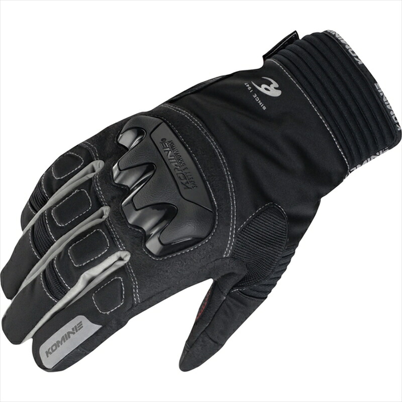 バイク用品 ウェア コミネ GK-834 PROTE.Wグローブ BK/SIL L 06-834 4573325750708 取寄品
