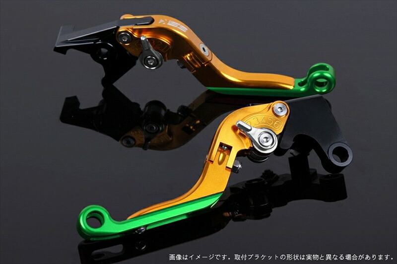 【5日前後で発送】 ハンドルエスエスケイ スピードラ アジャストレバー 可倒延長式 ゴールド/シルバー/グリーン GSX1300R隼 99-07 GSX1400 01-07SU0405837-SRGN 4589995560776取寄品｜バイク・バイク用品はとやグループ