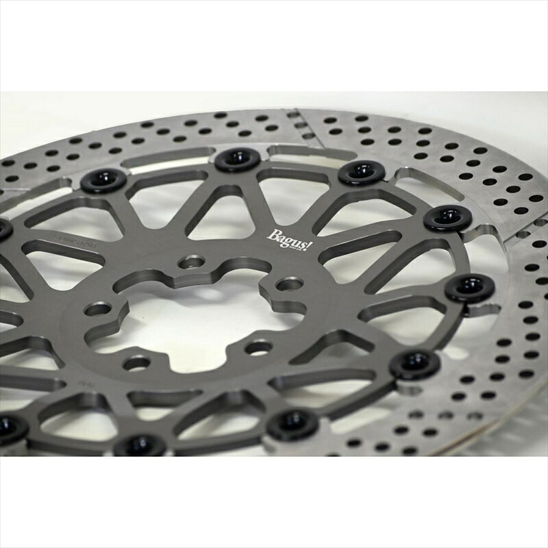 バイクパーツ バグースモーターサイクル ワークスエキスパンドFディスク φ320 BG-FDRWE320B-SF 4550255745356TypeBセミフローティング/標準色ブラックピン仕様 左右セット|バイク・バイク用品はとやグループ