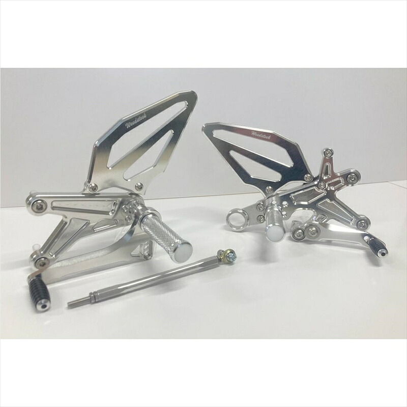 バイクパーツWOODSTOCK(ウッドストック) バックステップキット オールSLV WBS-S18S-SL4550255771164GSX-S1000/GSX-S1000GT 22- KATANA 22- オートシフター車用|バイク・バイク用品はとやグループ