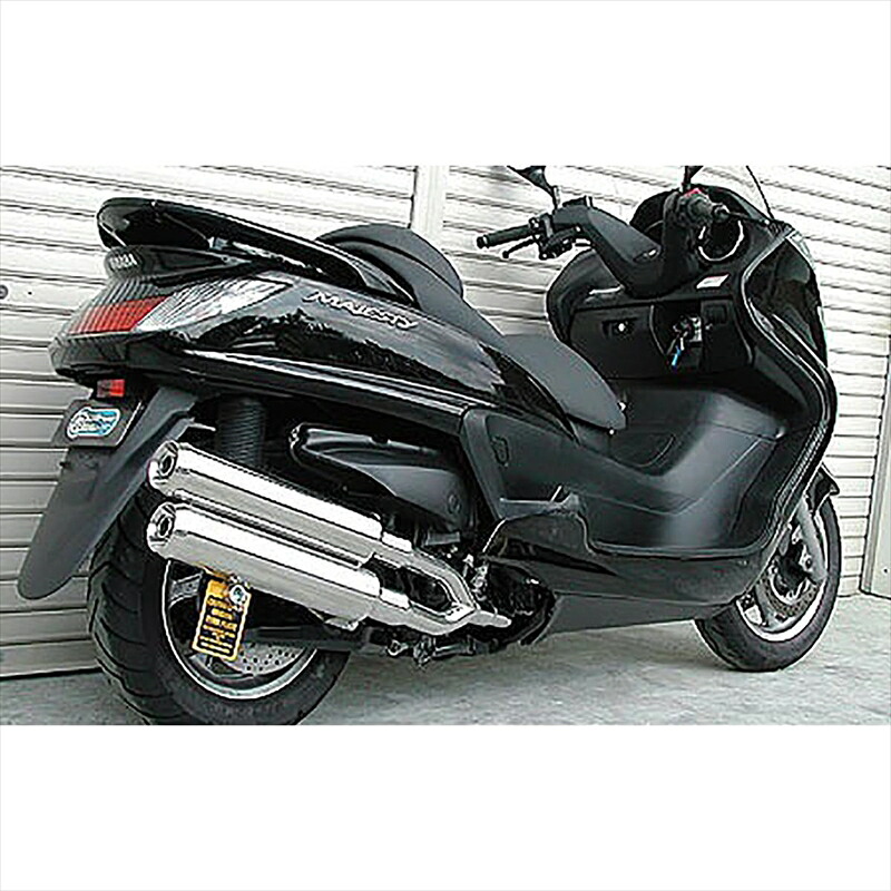 バイクパーツ マフラー ウイルズウィン スタイリッシュツインマフラー/ジェット 122-14-04 4547567451952 GRANDMAJESTY250