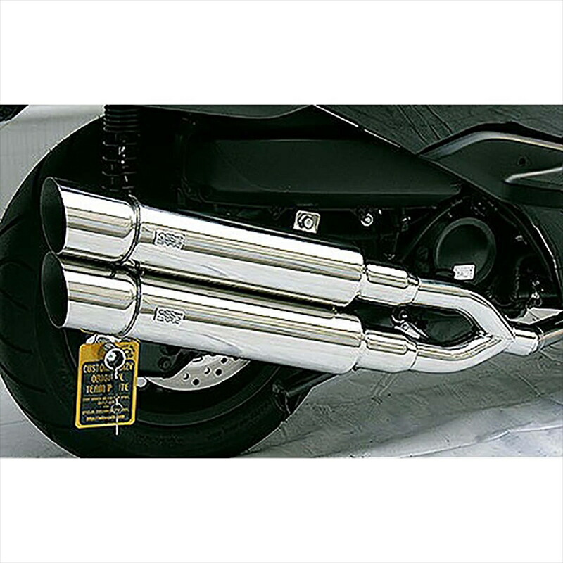 バイクパーツ マフラー ウイルズウィン スタイリッシュツインマフラー/ポッパー 242-14-03 4547567579281 FORZA(MF10)