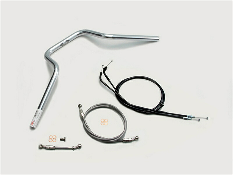 バイク用品 ハンドル ハリケーン HURRICANE クォーター４型 ハンドルSET H037-904C 4936887022087 取寄品