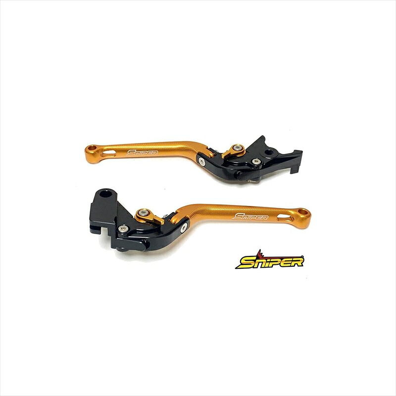 バイクパーツ ハンドルスナイパー クラッチレバー&ブレーキレバーセット 金 SP0146GD 4589993474877GSX-R125 GSX-S125 (20.2-)|バイク・バイク用品はとやグループ