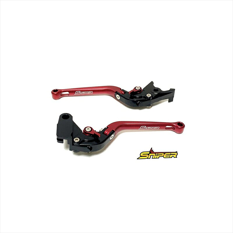 バイクパーツ ハンドルスナイパー クラッチレバー&ブレーキレバーセット 赤 SP0146R 4589993474884GSX-R125 GSX-S125 (20.2-)|バイク・バイク用品はとやグループ