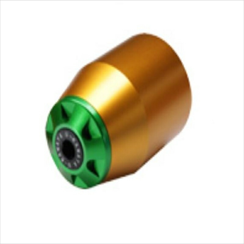バイクパーツ ハンドル ユーカナヤ アルミビレットバーエンドロング BELGDSU53 4550255668921 ゴールド/グリーン GSX250R
