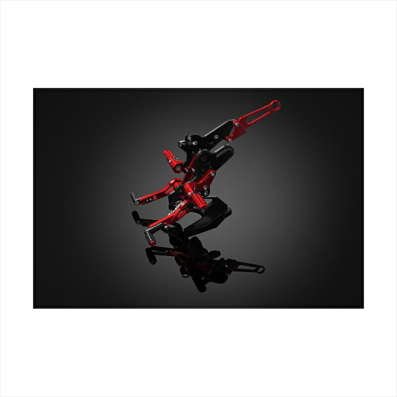 バイクパーツ BIKERS(バイカーズ) バックステップ レッド H0862-RED 4550255678319 GROM 21-24