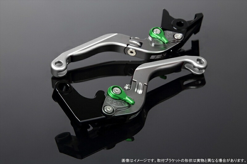バイク用品 ハンドル エスエスケイ スピードラ アジャストレバー 可倒延長式 Mチタン/Mグリーン/Mシルバー GSX250R V-STROM250 RGV250γ VJ23A LVGM048TM-GNSR 4580540638896 取寄品 11,405円