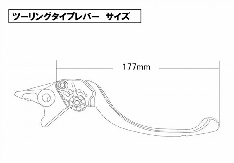 バイク用品 ハンドルユーカナヤ クラッチレバー ツーリング 