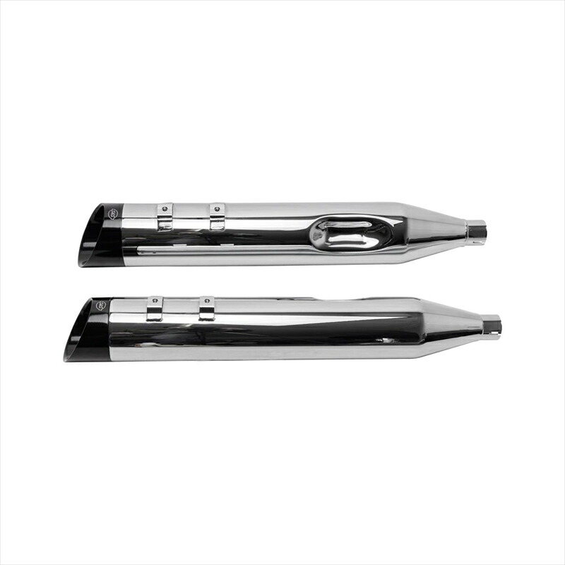 バイクパーツエスアンドエスサイクル S＆S スリップオン Mk45カットラス CHR/BLK BT Touring 95-16550-1017 4550255689964｜バイク・バイク用品はとやグループ