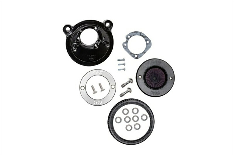 【5日前後で発送】バイクパーツ エスアンドエスサイクル S＆S AirStinger エアスティンガーステルス エアクリーナー アルミリング ナチュラルフィニッシュ スポーツスター 07-22 170-0724A 4550255692063