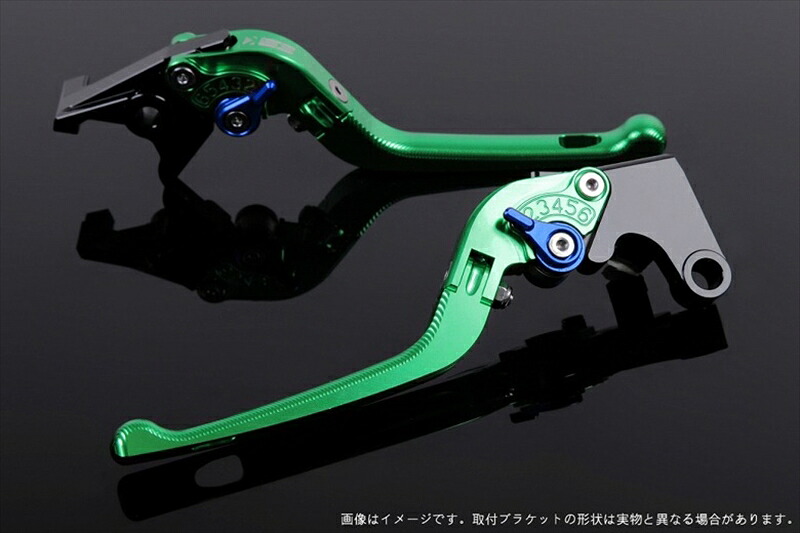 バイク用品 ハンドルエスエスケイ スピードラ アジャストレバー 3D可倒式 グリーン/ブルー VFR750R RC30 RVF750 VFR800 RC46 02-13HO0405043-BE 4589995493968取寄品|バイク・バイク用品はとやグループ