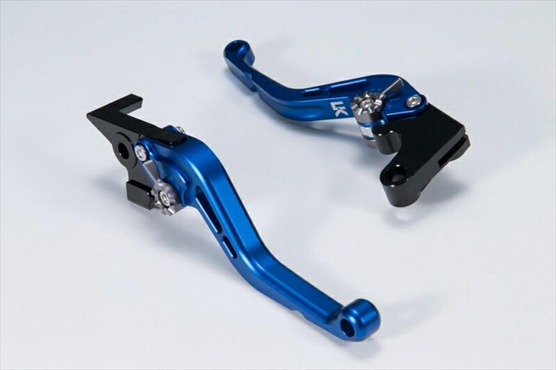 バイクパーツ U-KANAYA(ユーカナヤ) レバーセット STD/ショート BL/GN HO093-124-0214 4550255708436