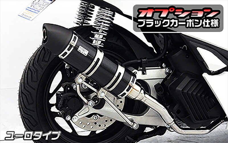 バイクパーツ WIRUSWIN(ウイルズウィン) ロイヤルマフラー/ユーロ BLKカーボン 4550255724122