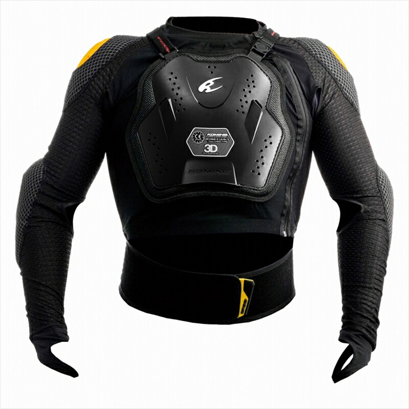 【5日前後で発送】 ウェアコミネ SK-823 CE LEVEL2 SAFETY JKT BK L04-823 4573325747463取寄品｜バイク・バイク用品はとやグループ